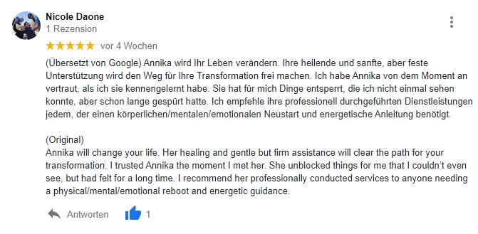 Kundenbewertung Nicole